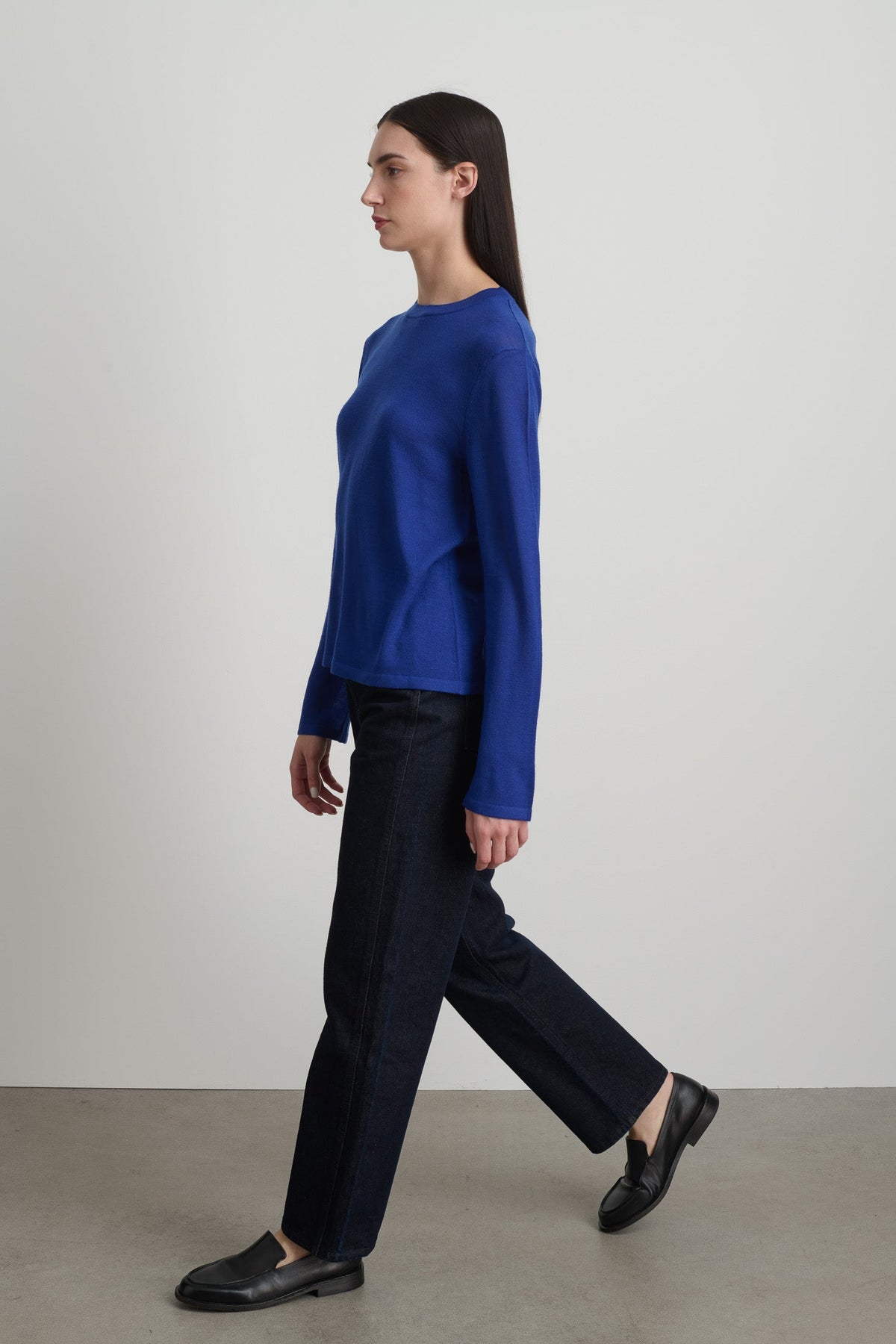 Classic Crewneck Pullover Cobalt