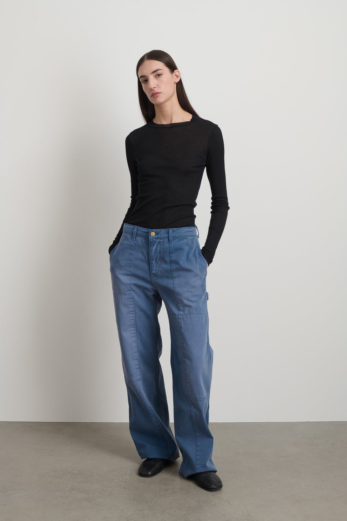 Painter Pant Delft Blue Overdye
