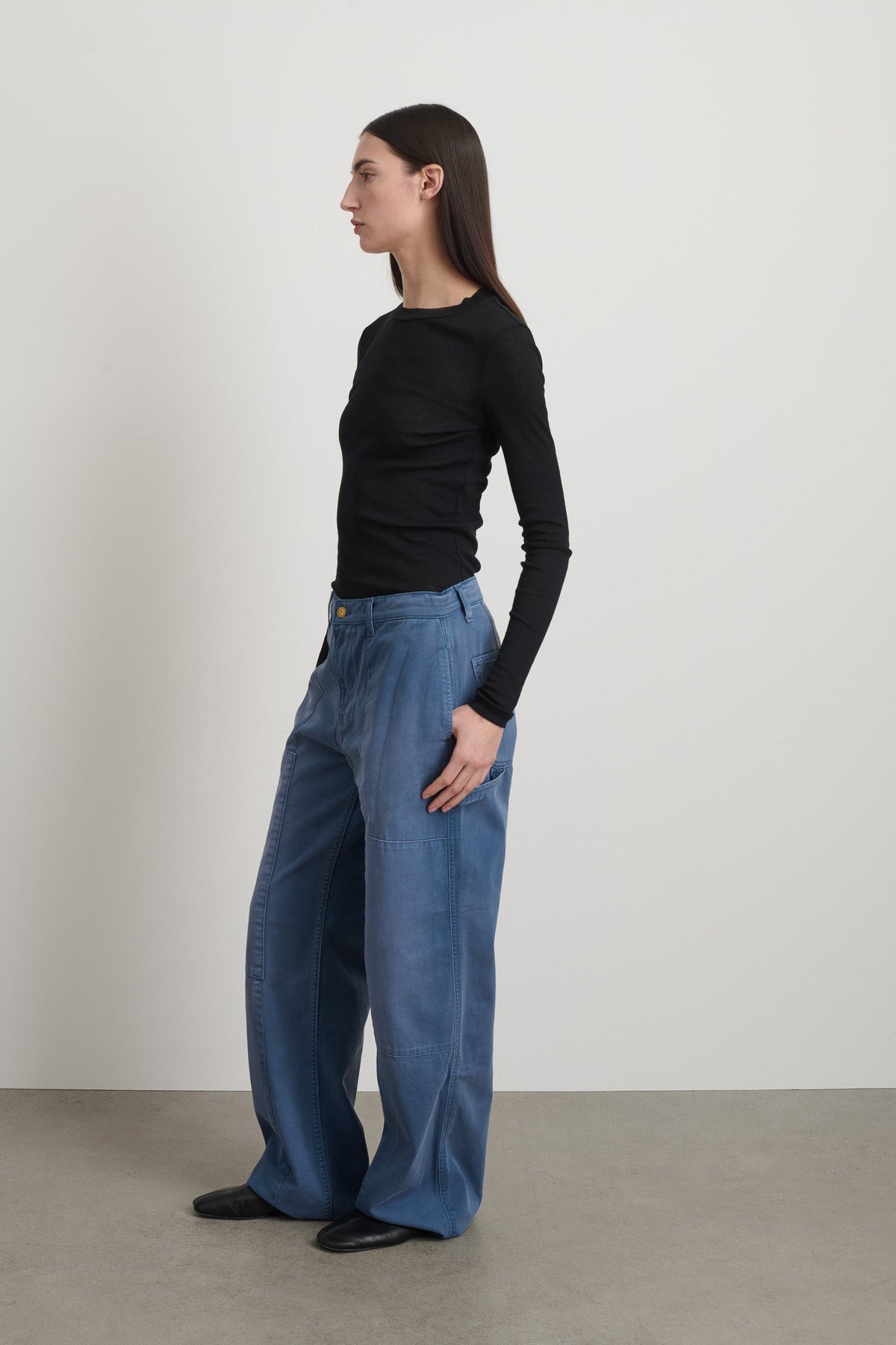 Painter Pant Delft Blue Overdye
