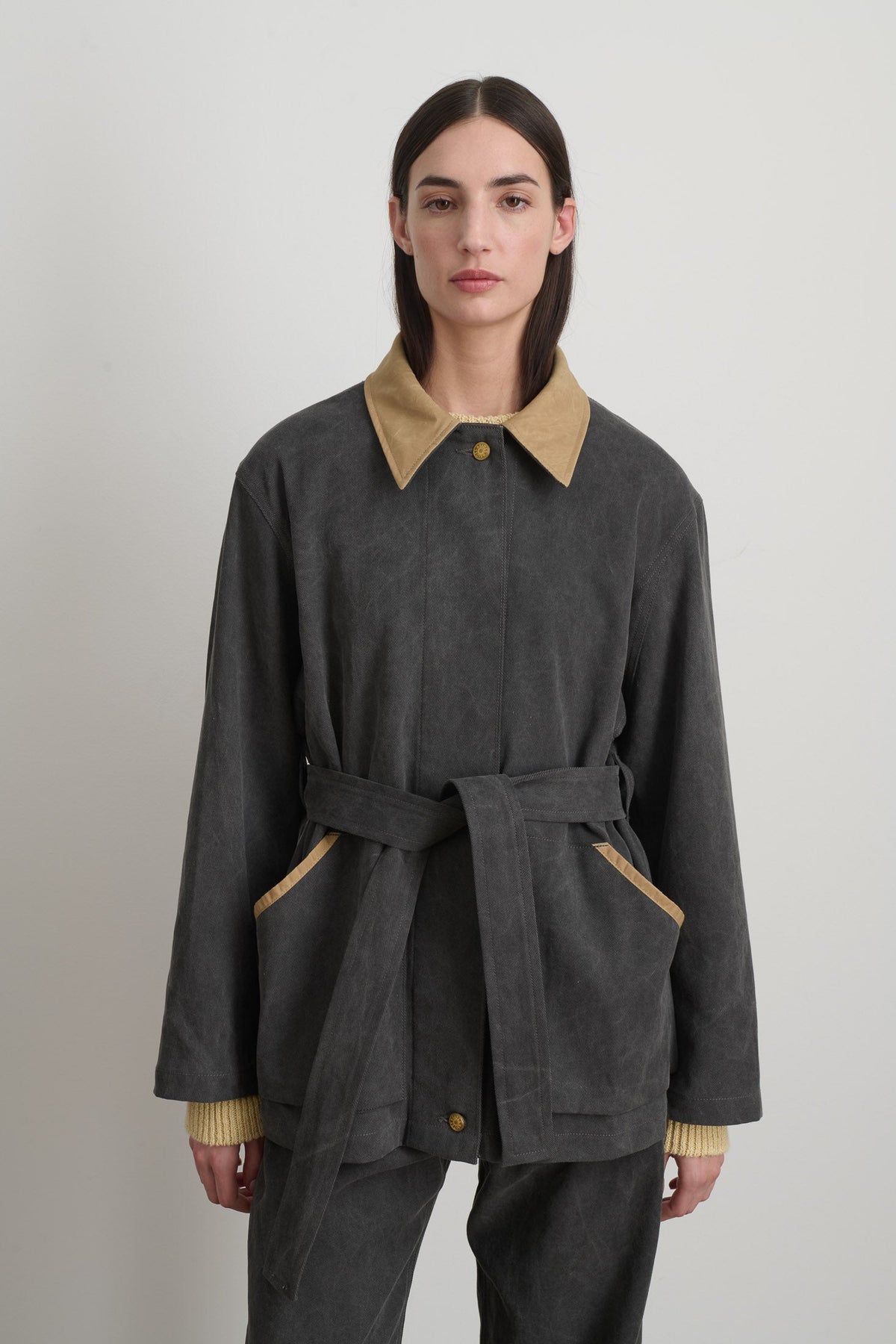 Workwear Jacket Washed Black