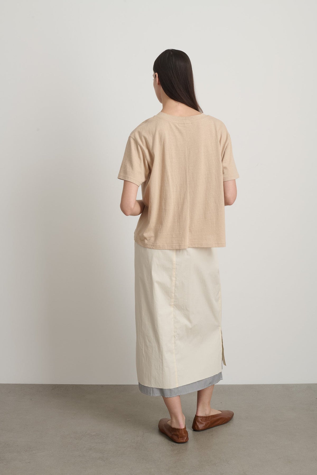 Atlas Pocket Tee Peach