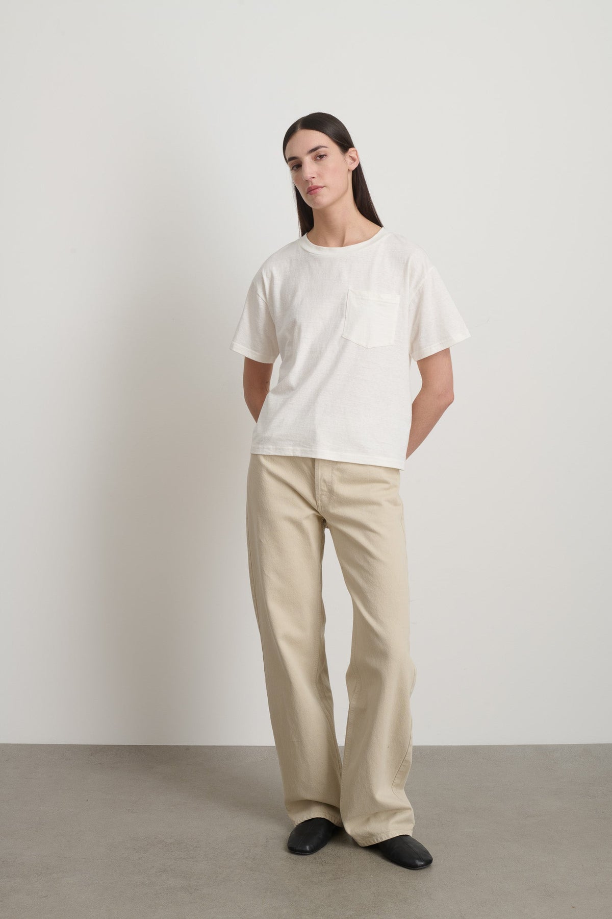 Atlas Pocket Tee White