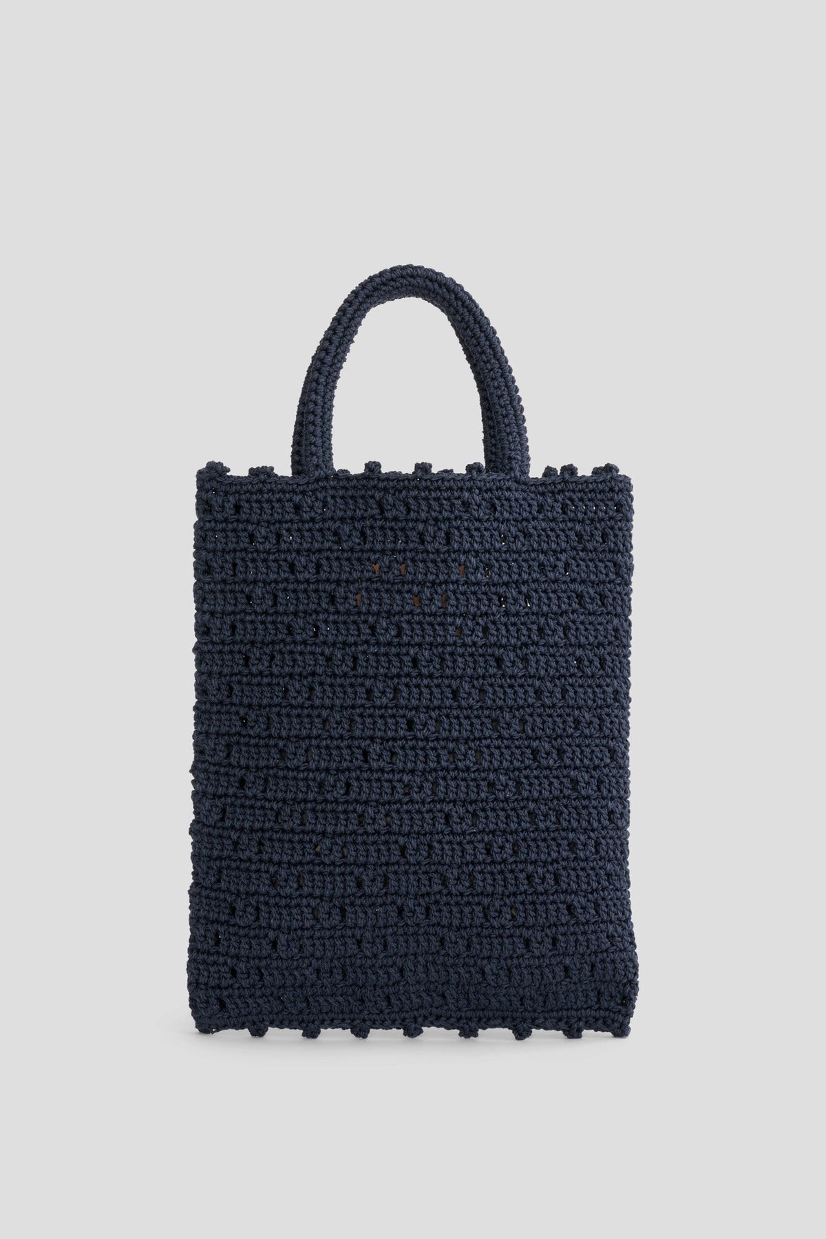 Nico Crochet Tote Navy