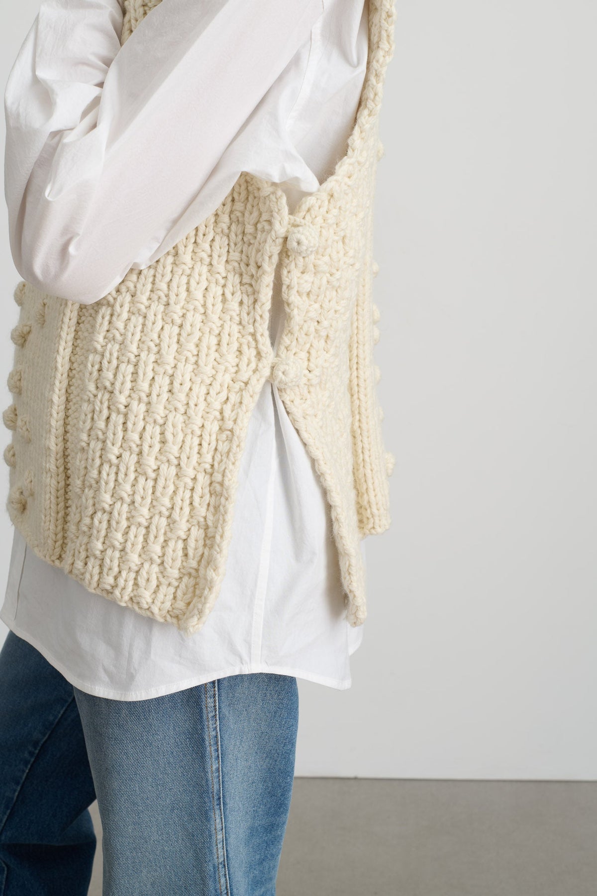 Hand Knit Gilet