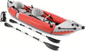 1-PERSON Inflatable Kayak with Paddles, Pump & Fishing Rod Holders